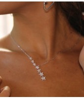 Gargantilla Caledonia plateada | Joyas de mujer