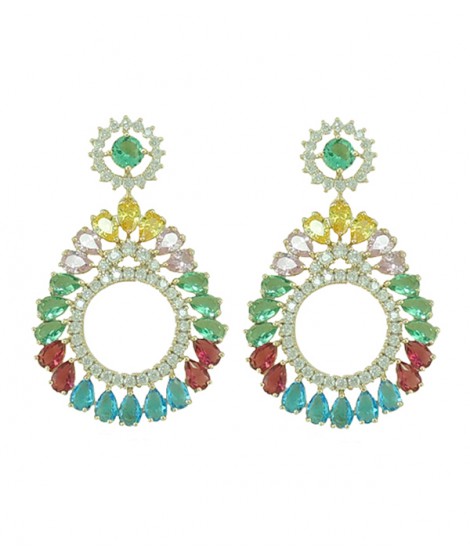 Pendientes Lecco Multicolor | Joyas de mujer