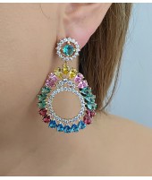 Pendientes Lecco Multicolor | Joyas de mujer