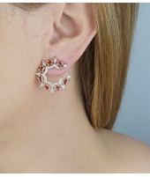 Pendientes Bután Rojos | Joyas de mujer