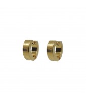 Pendientes Cutler Dorados | Joyas de Hombre