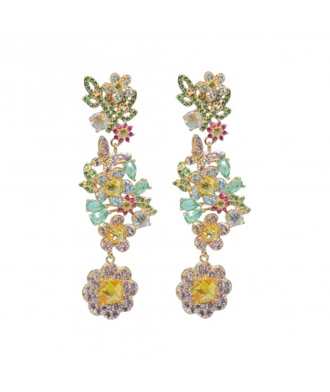 Pendientes Gabbro Multicolor | Joyas de mujer